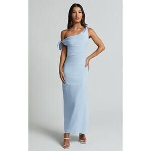 lace off shoulder dress white A-Line Off-the-Shoulder Short Sleeves Lace Boho Wedding Dress WD396 US12 / White